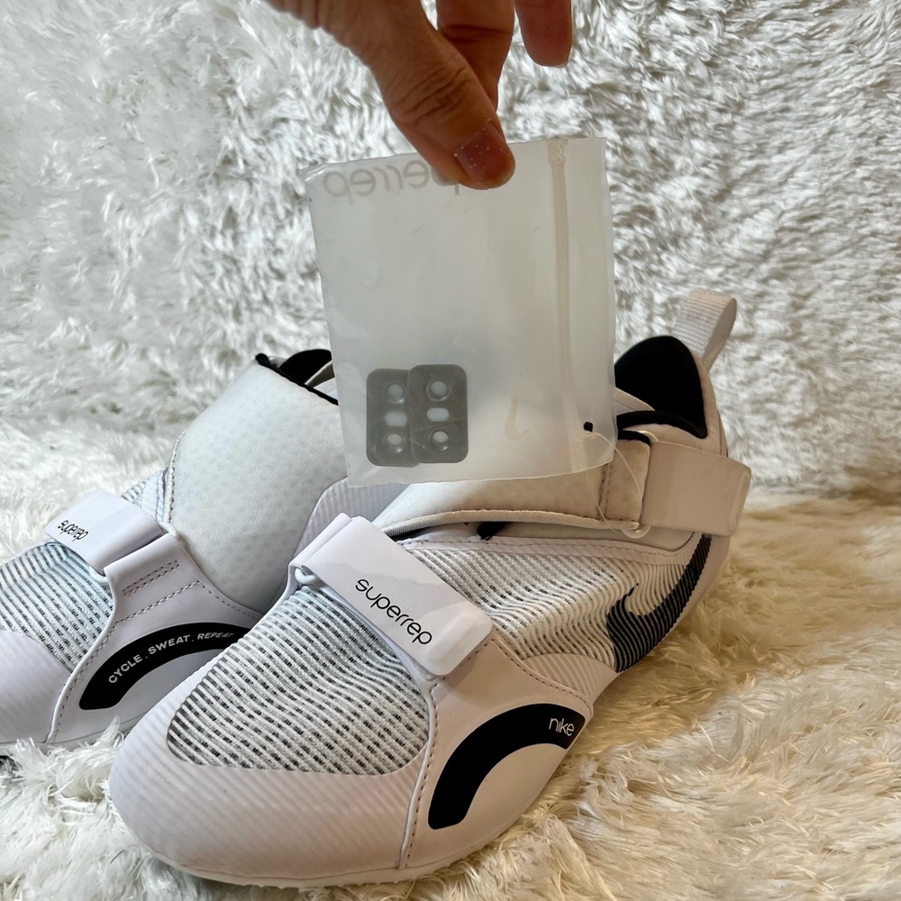 NEW! Nike SuperRep Cycle Shoes. White, Women’s Size 5